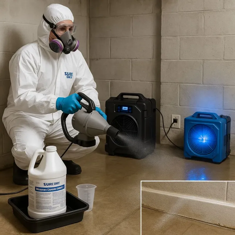 Sanitization and Odor Removal process in Gibbstown, NJ