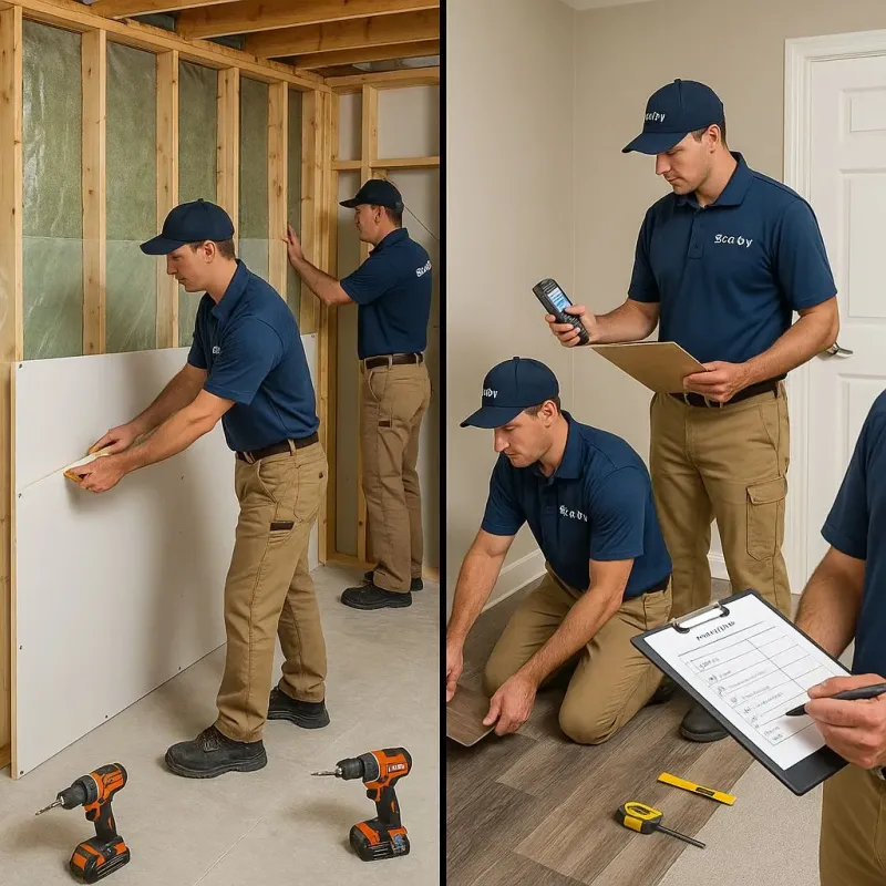 Repairs and Reconstruction process in Gibbstown, NJ